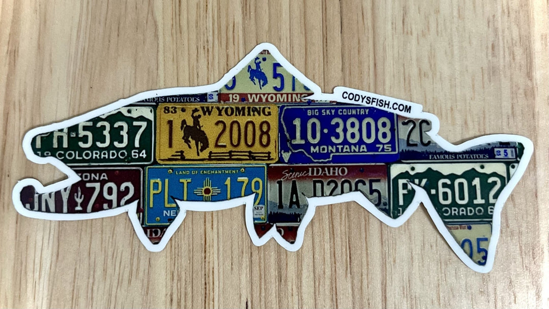 Rocky Mountain Brown Trout Sticker - Madison River Fishing Company
