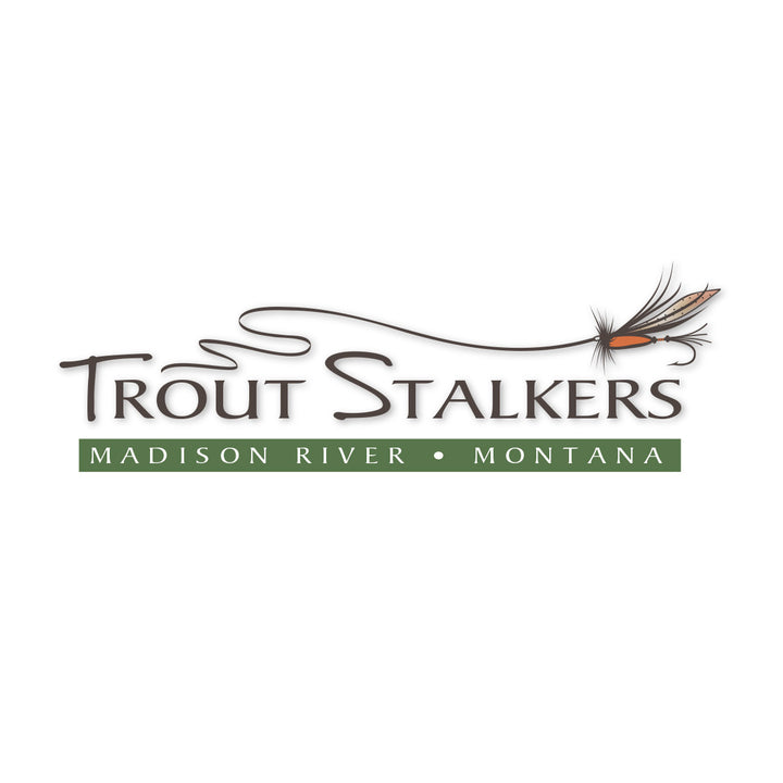 Trout Stalkers Classic Logo Sticker - Madison River Fishing Company