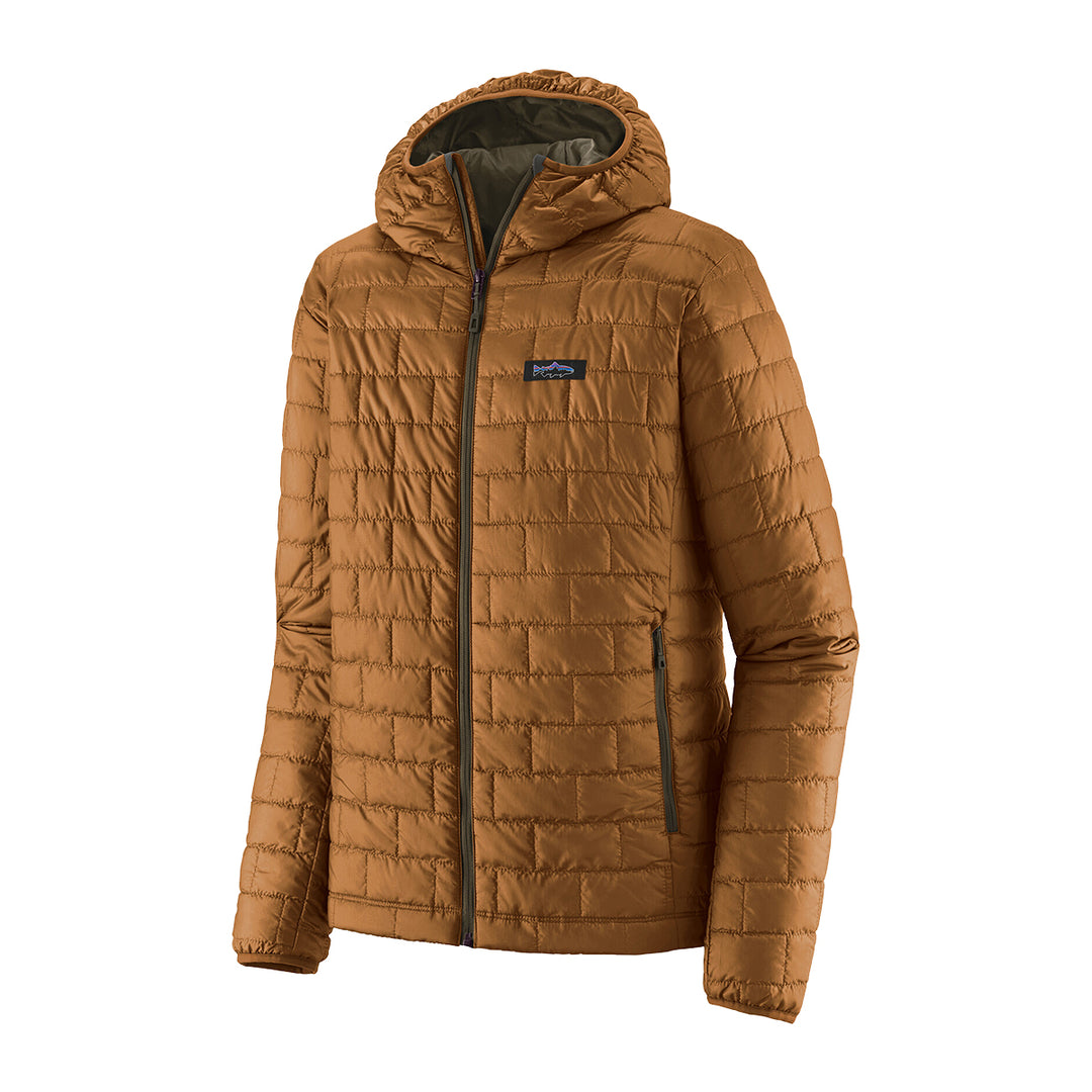 Patagonia Nano Puff Fitz Roy Trout Hoody Shelter Brown