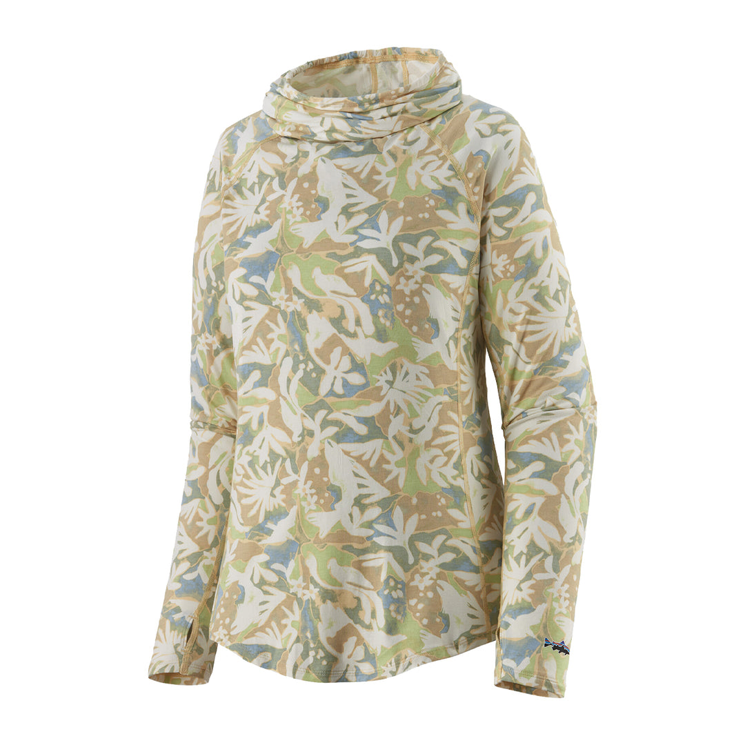 Patagonia Womens Tropic Comfort Natural Shirt Lands and Waters: Oat White