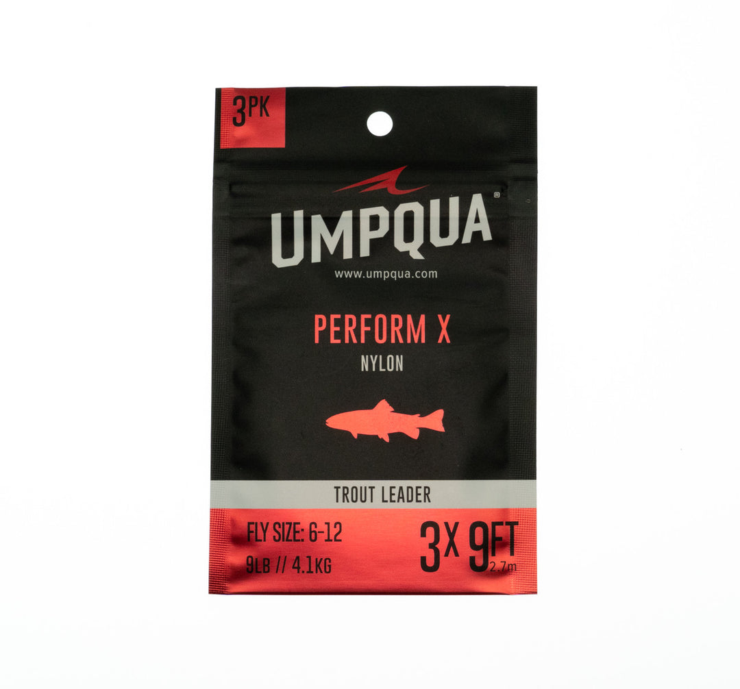 Umpqua Perform X Trout Leader 3-Pack 7.5'