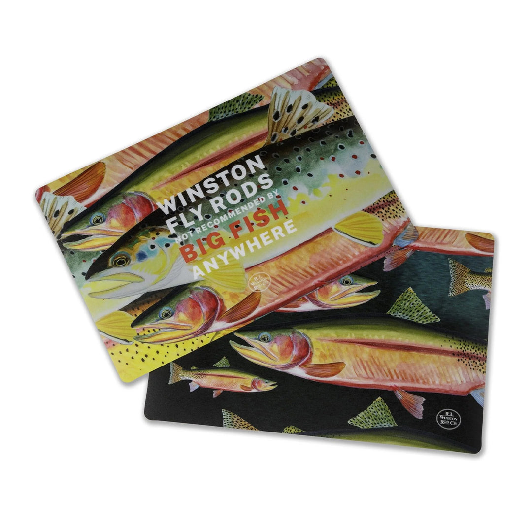 R.L. Winston Trout Mousepads "Not Recommended"