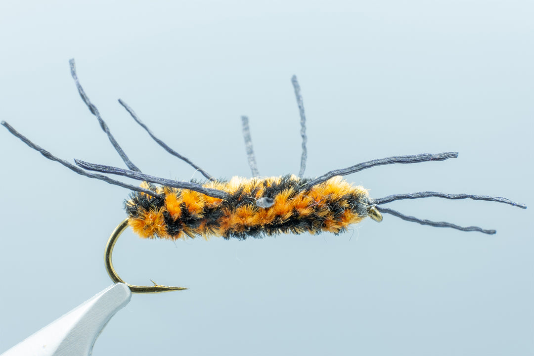 Rubber Leg Black/Orange #8