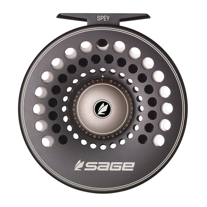 Sage Spey Fly Reel Stealth Silver