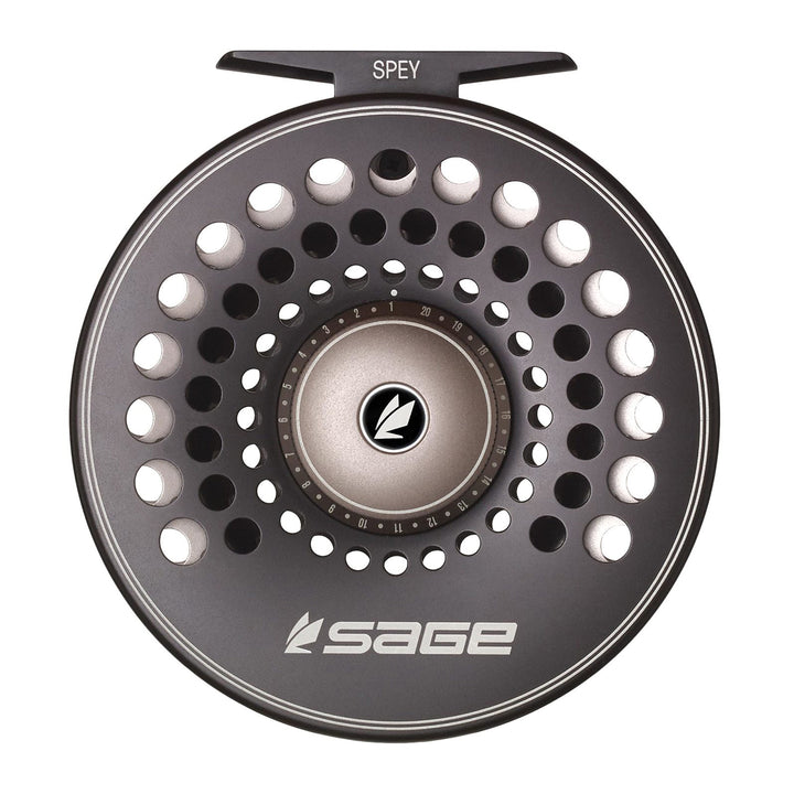 Sage Spey Fly Reel Stealth Silver - Madison River Fishing Company