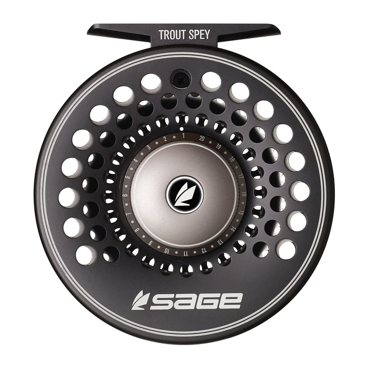 Sage Trout Spey Fly Reel Stealth Silver