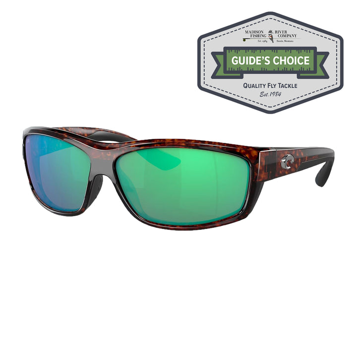 Costa Saltbreak Sunglasses Tortoise Green Mirror 580G - Madison River Fishing Company