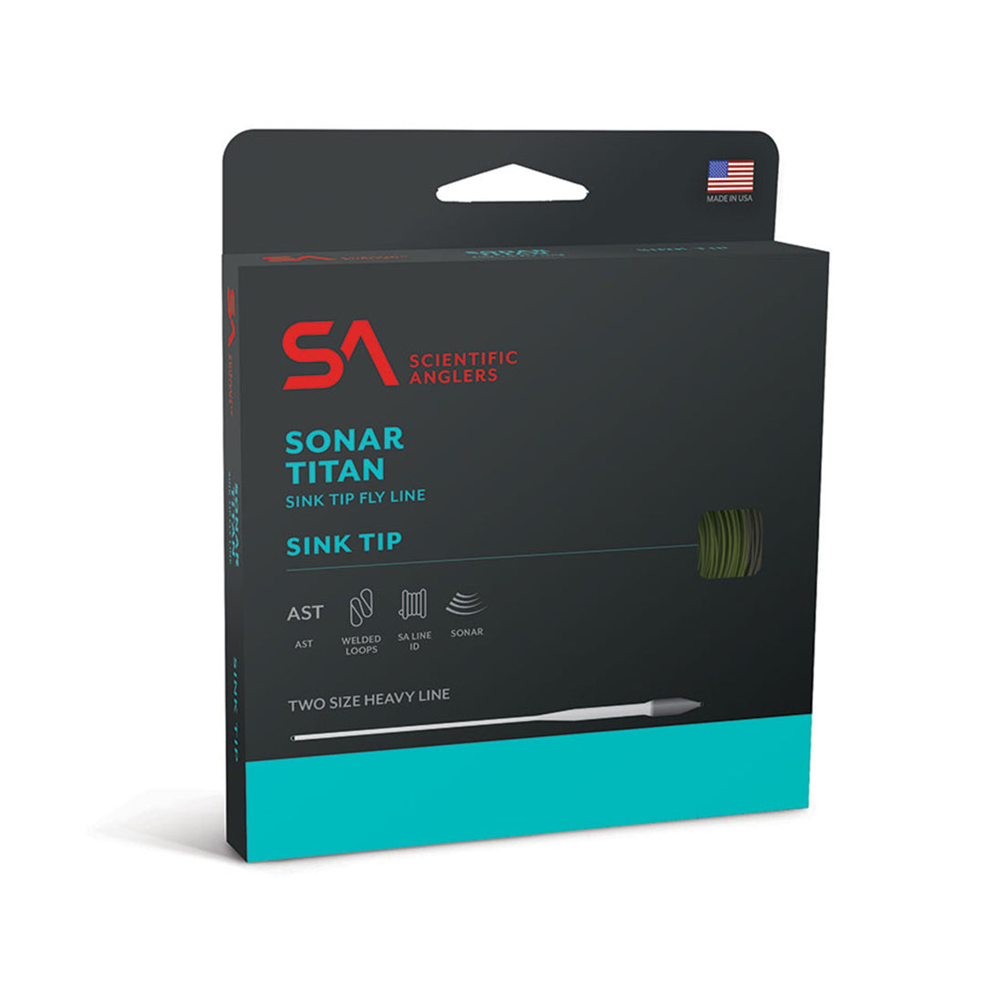 Scientific Anglers Sonar Titan Sink Tip - Sink 3 WF-10-F/S Willow/Moss/Dark Green