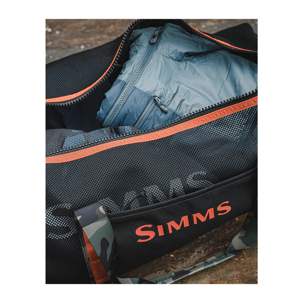 Simms Challenger Mesh Duffel 60L Black