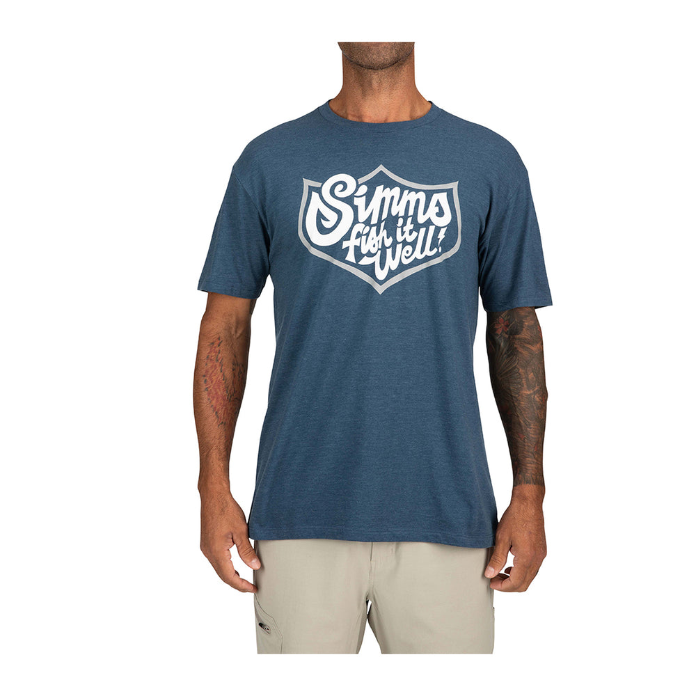 Simms Fish It Well Badge T-Shirt