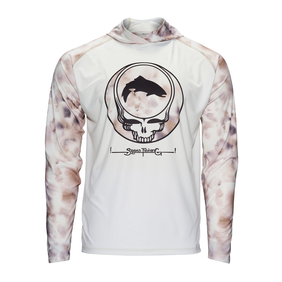 Simms Grateful Dead SolarTech Hoody Steal Your Face Cloud - Madison River Fishing Company