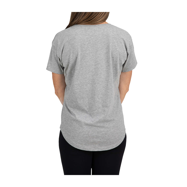 Simms Womens Floral Trout T-Shirt - Grey Heather