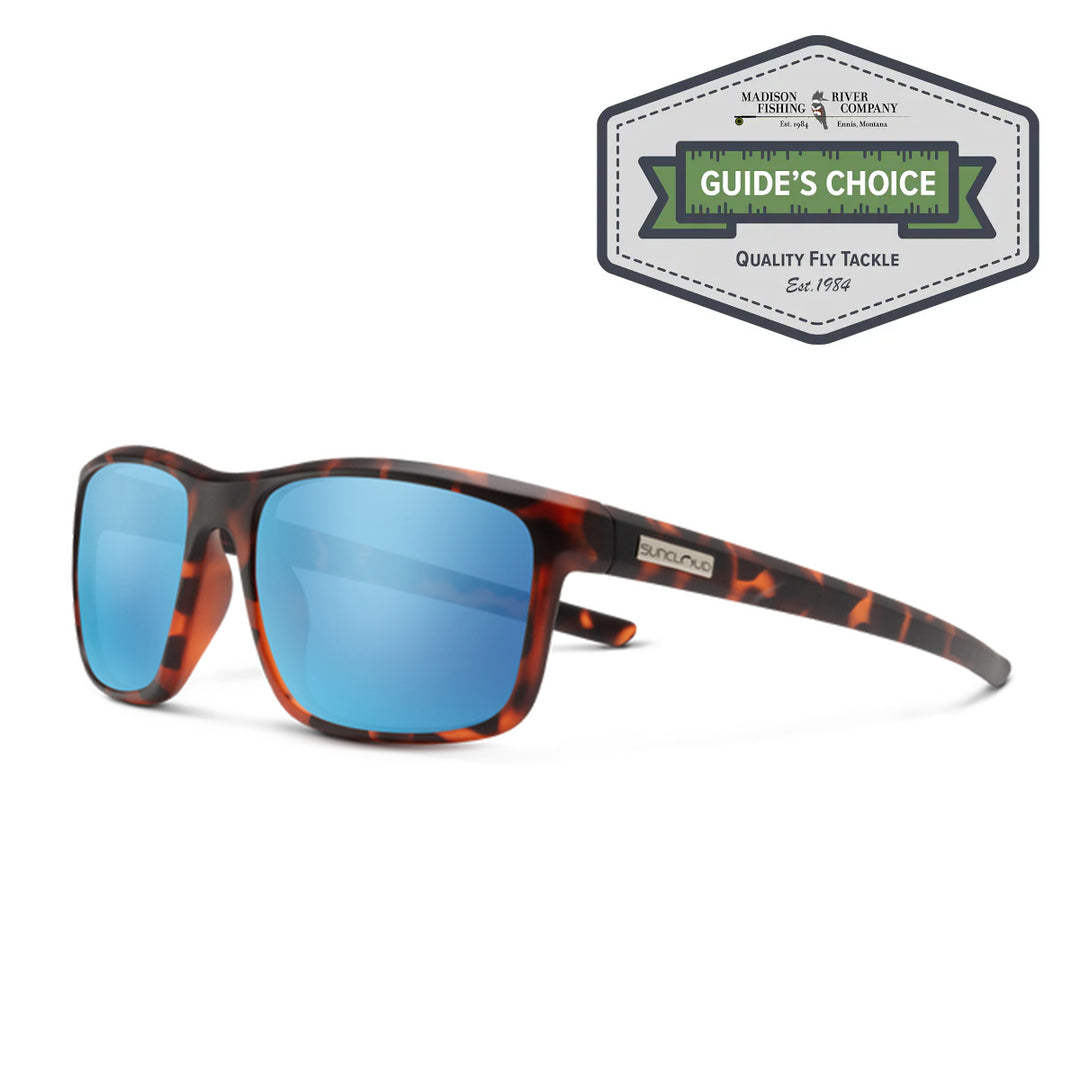Suncloud Respek Matte Tortoise Polarized Aqua Mirror