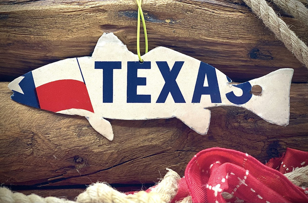 Texas Redfish Christmas Ornament