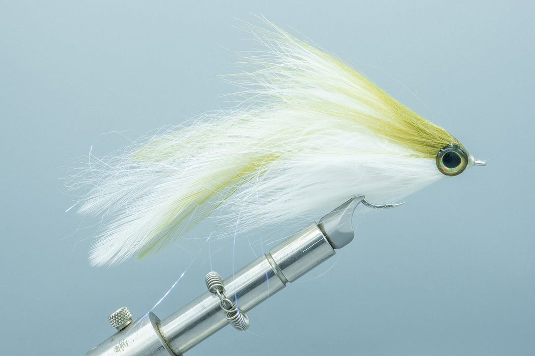 Two Tone Brushy Olive/White #4/0