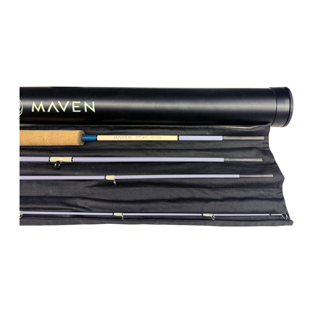 USED Maven Mission Extended Grip Nightshade Fly Rod 11WT - 9'0" - 4pc - Madison River Fishing Company