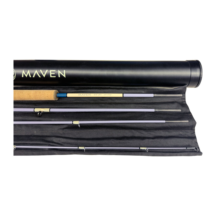 USED Maven Mission Extended Grip Nightshade Fly Rod 11WT - 9'0" - 4pc - Madison River Fishing Company