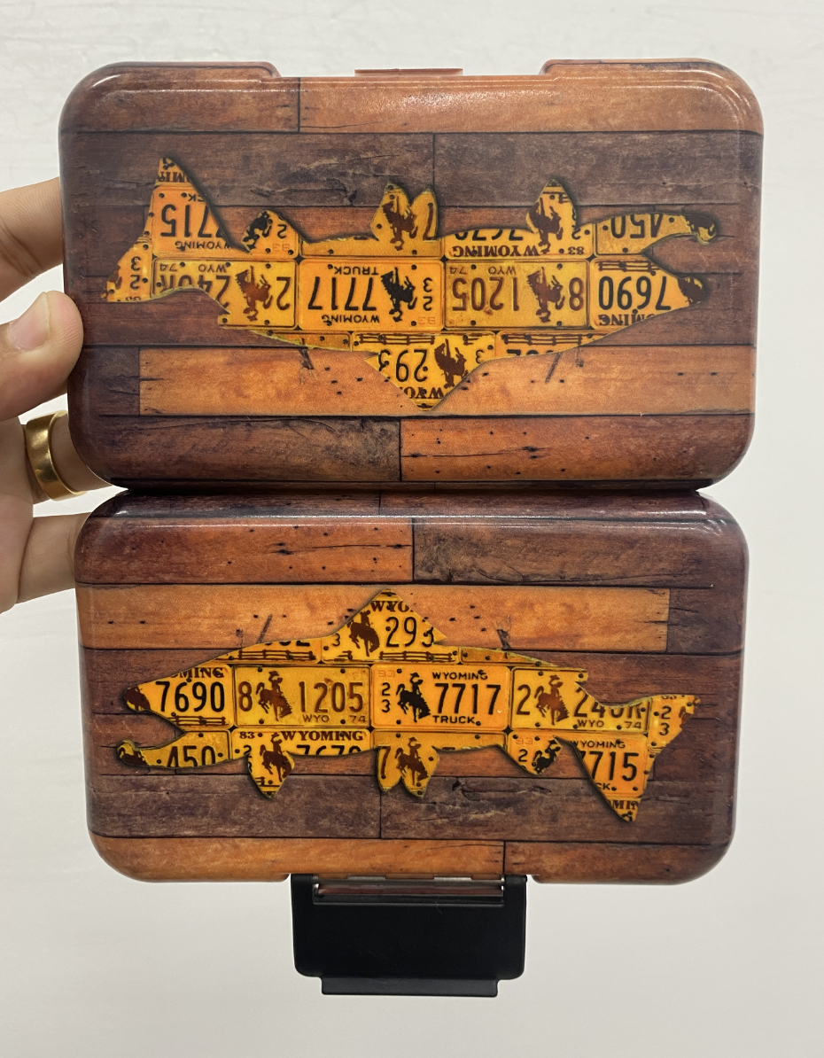 Wyoming Cody's Fish Artwork & MFC Fly Box (Limited Edition Artist Series)