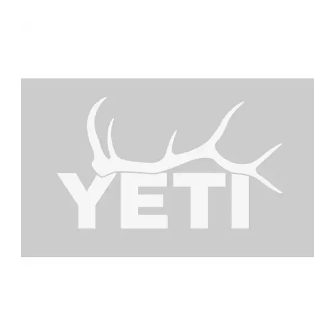 YETI Elk Antler Window Decal Sticker