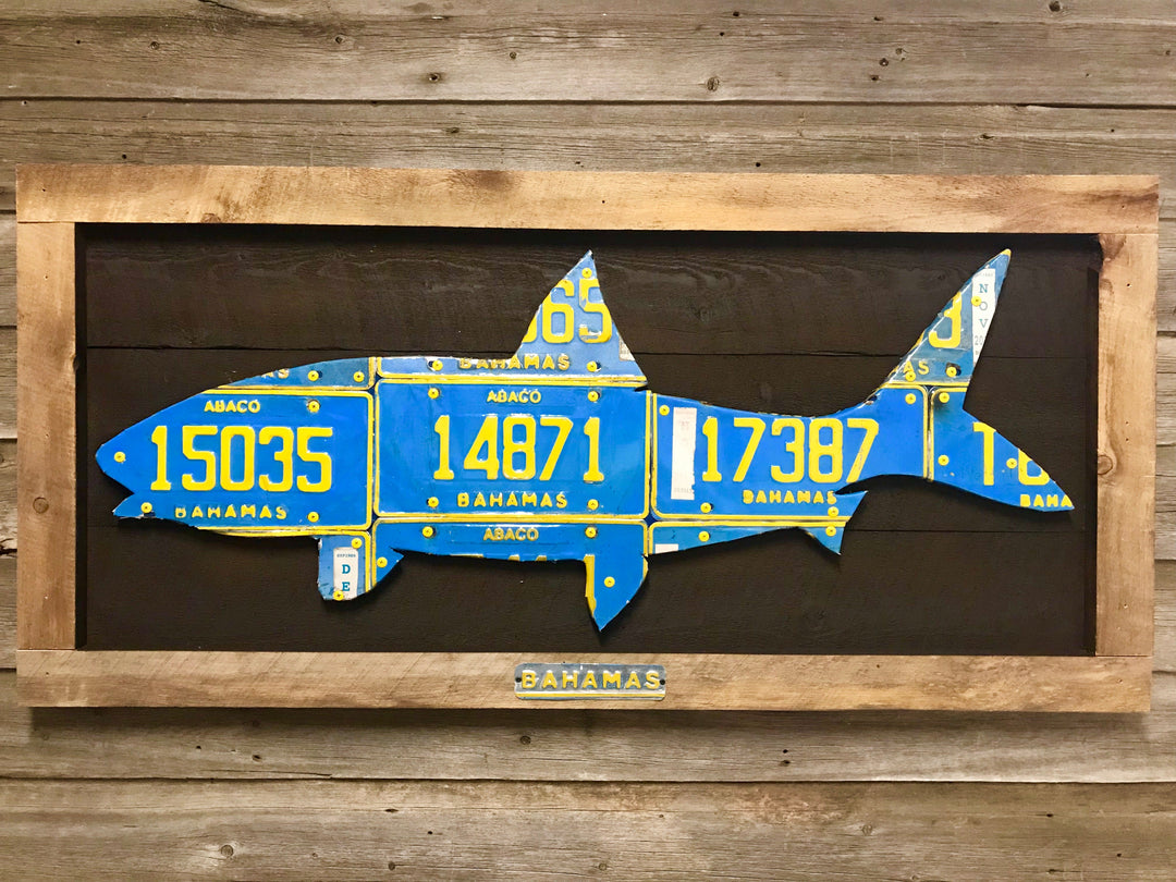 Bahamas Bonefish License Plate Art - Madison River Fishing Company