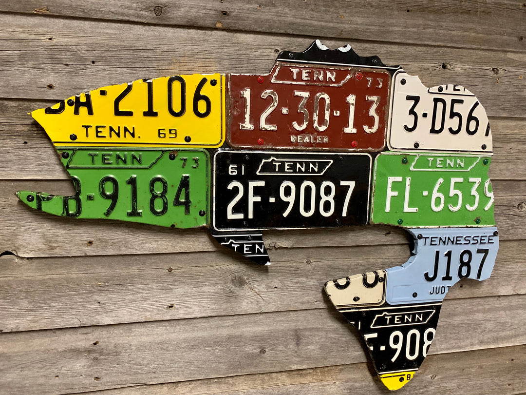 Tennessee Largemouth Bass License Plate Art