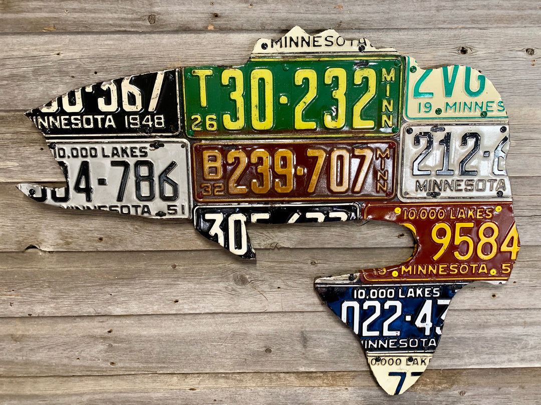Minnesota Largemouth Bass License Plate Art