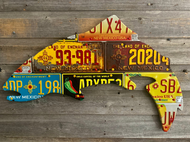 New Mexico Trout License Plate Art - Madison River Fishing Company