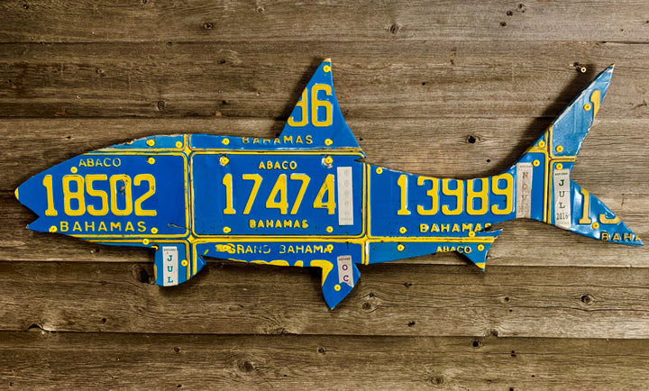 Bahamas Bonefish License Plate Art - Madison River Fishing Company