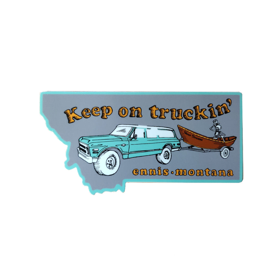 Keep On Truckin' Sticker