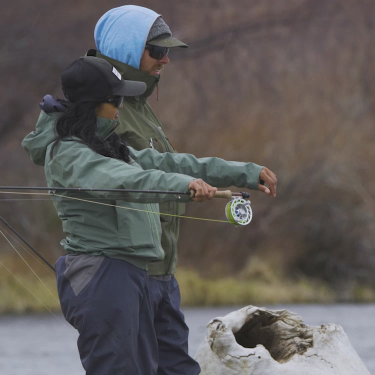 Patagonia Womens Swiftcurrent Wading Jacket Thermal Blue