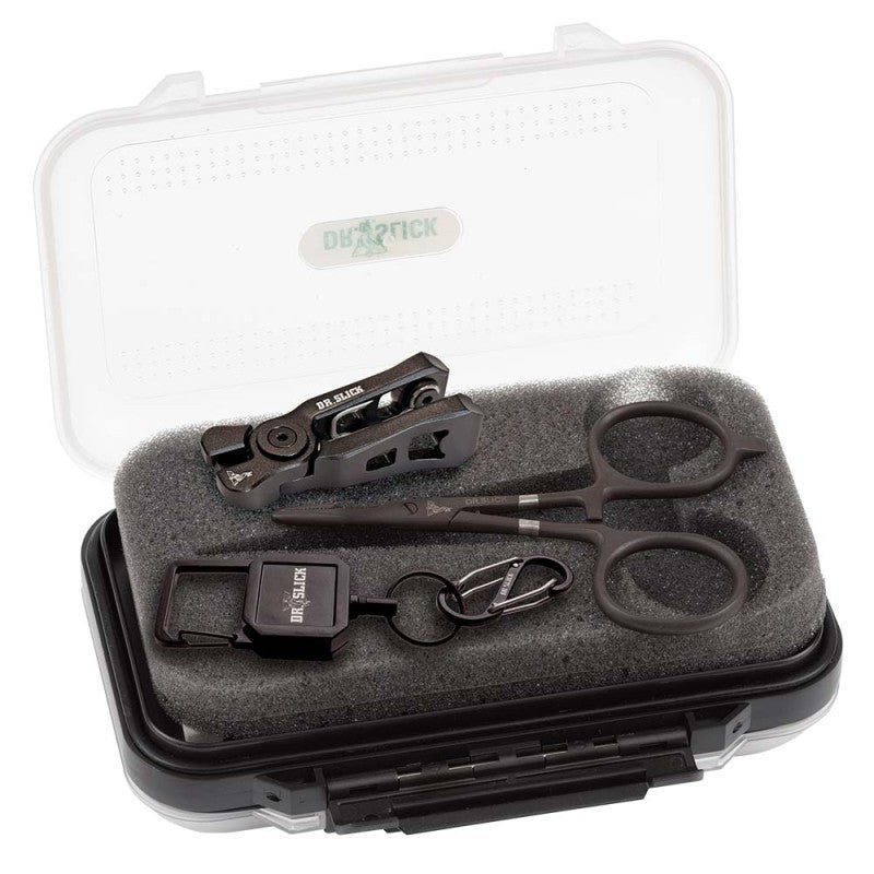 Crossfire 5" Standard Clamp Cyclone Nipper Gift Set in Medium Fly Box