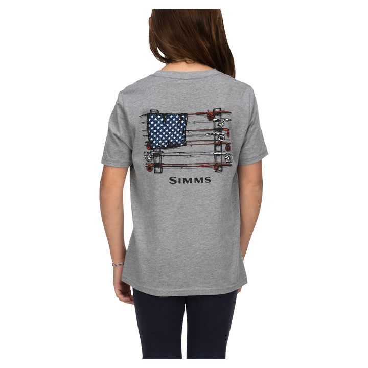 Simms Kids Slackertide USA T-Shirt