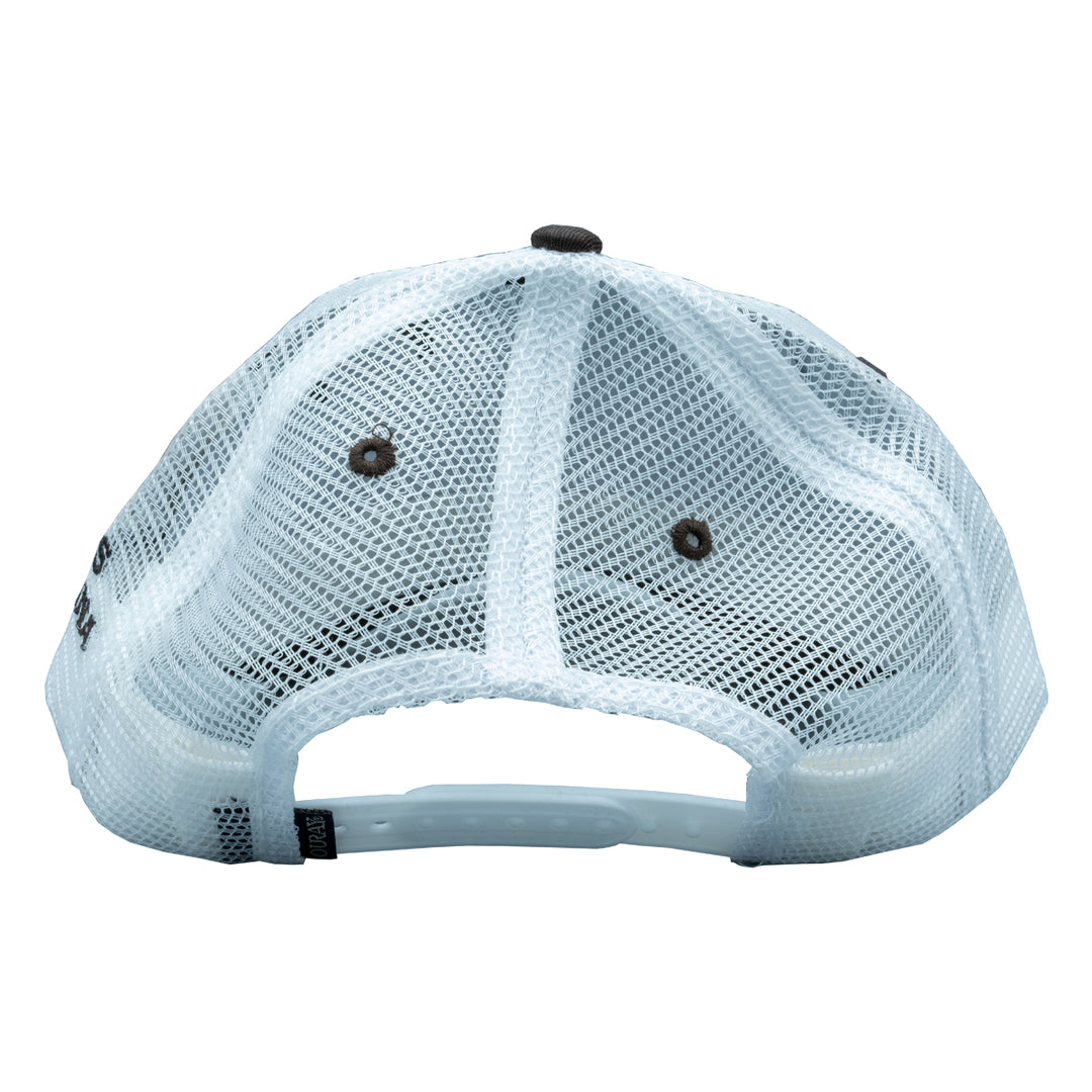 MRFC Logo Kingfisher Sideline Trucker Cigar/White