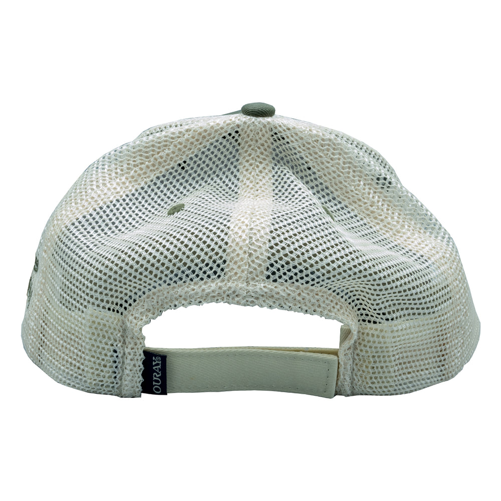 MRFC Logo Kingfisher Sideline Trucker Loden/Natural Soft Mesh