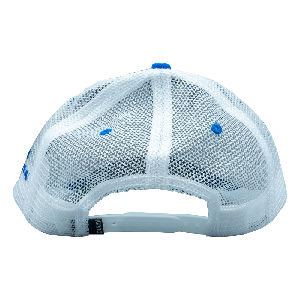 MRFC Logo Kingfisher Sideline Trucker Royal/White