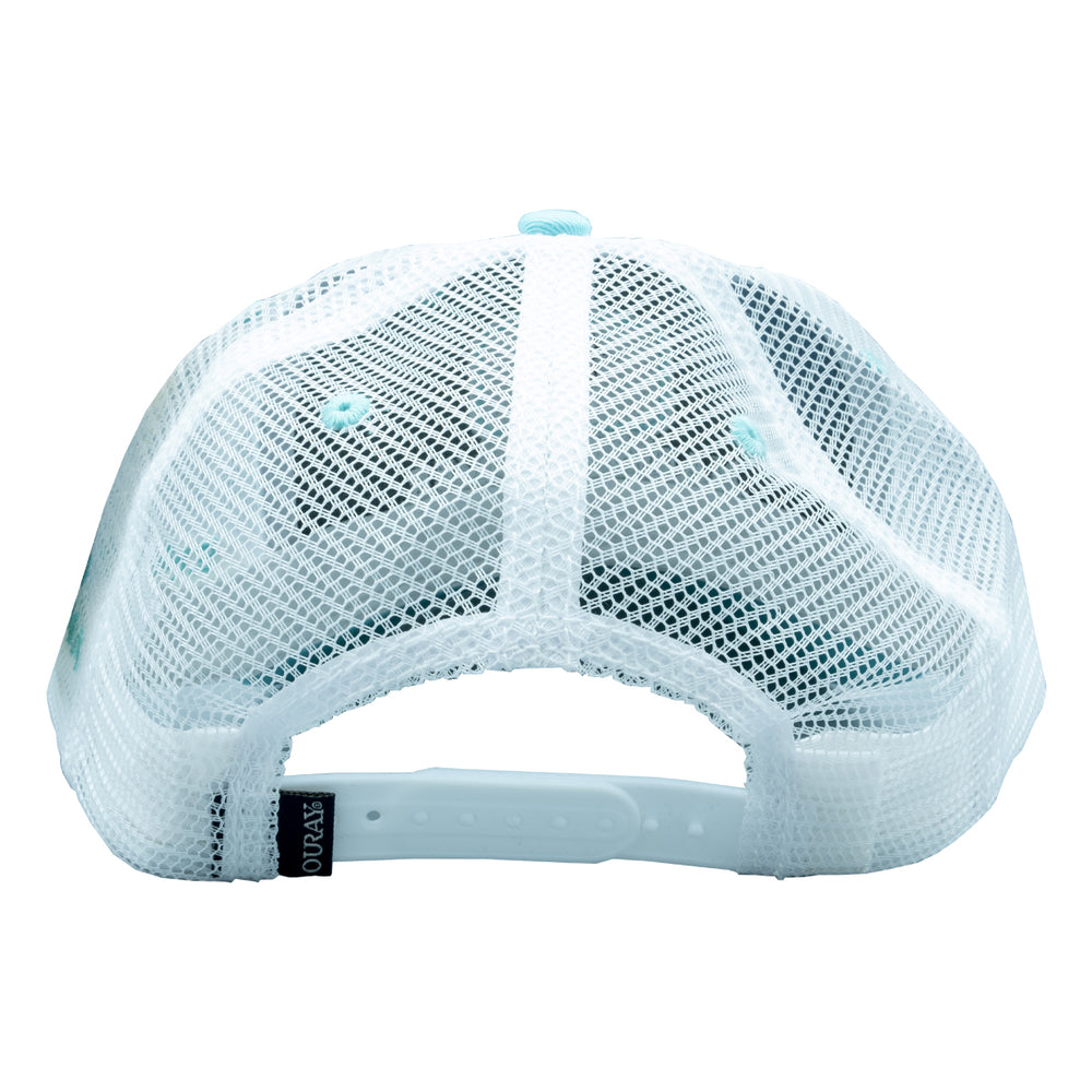 MRFC Logo Kingfisher Sideline Trucker Surf/White