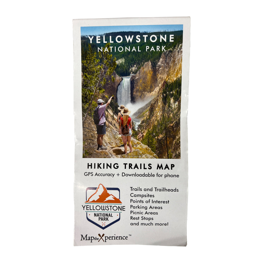 Map the Xperience Yellowstone National Park Hiking Map