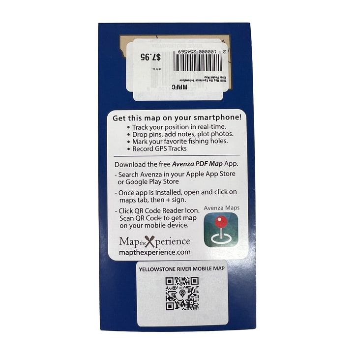 Map the Xperience Yellowstone River Pocket Map - Madison River Fishing Company
