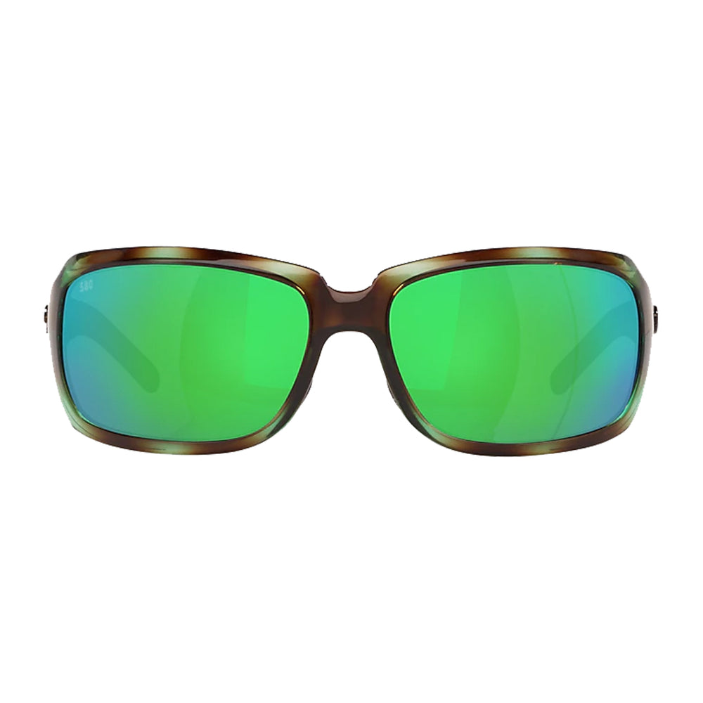 Costa Isabela Sunglasses Shiny Seagrass Green Mirror 580G