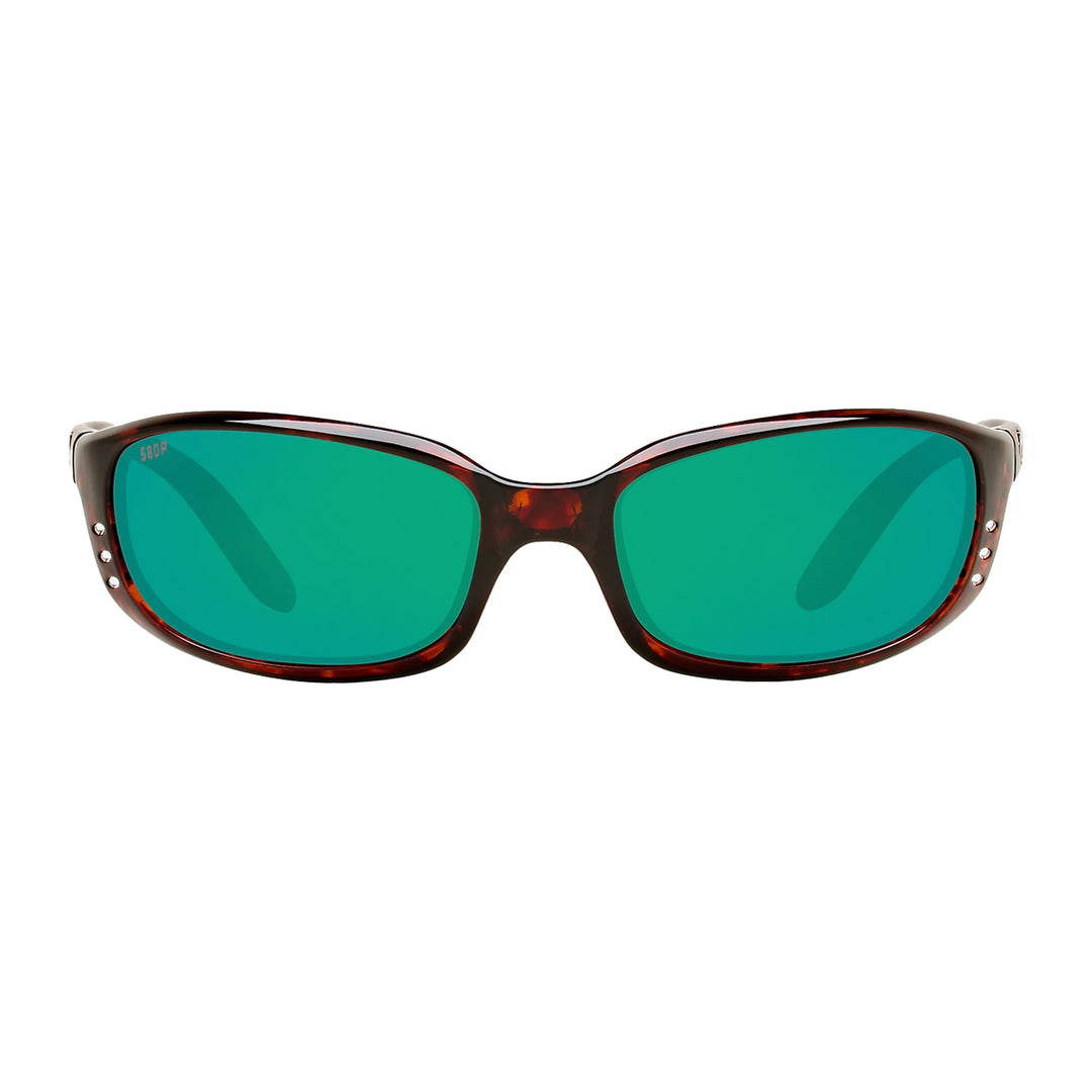 Costa Brine Sunglasses Green Mirror Tortoise 580P C-Mate