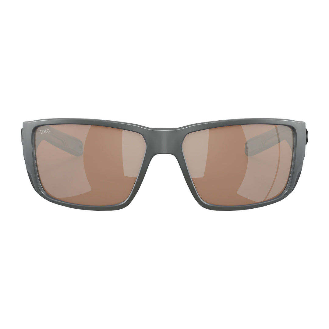 Costa Blackfin Pro Sunglasses Matte Gray Copper Silver Mirror 580G