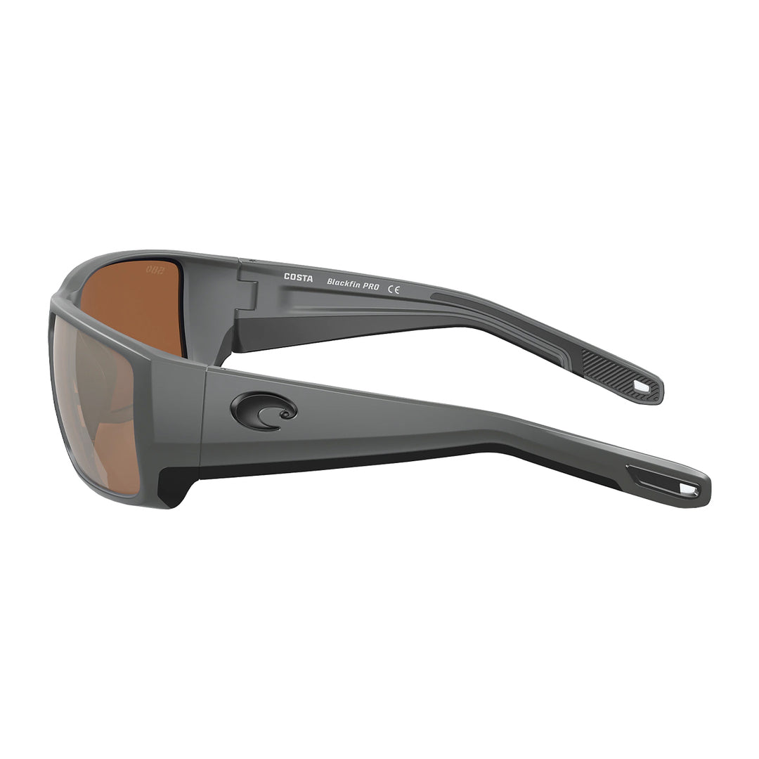 Costa Blackfin Pro Sunglasses Matte Gray Copper Silver Mirror 580G