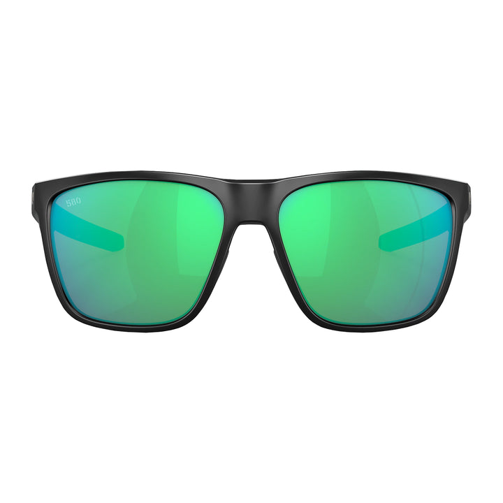Costa Ferg XL Sunglasses Matte Black Green Mirror 580G