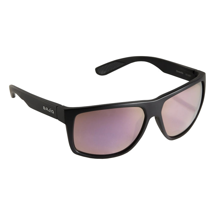 Bajio Sunglasses Boneville Black Matte Drum Pink Mirror - Madison River Fishing Company