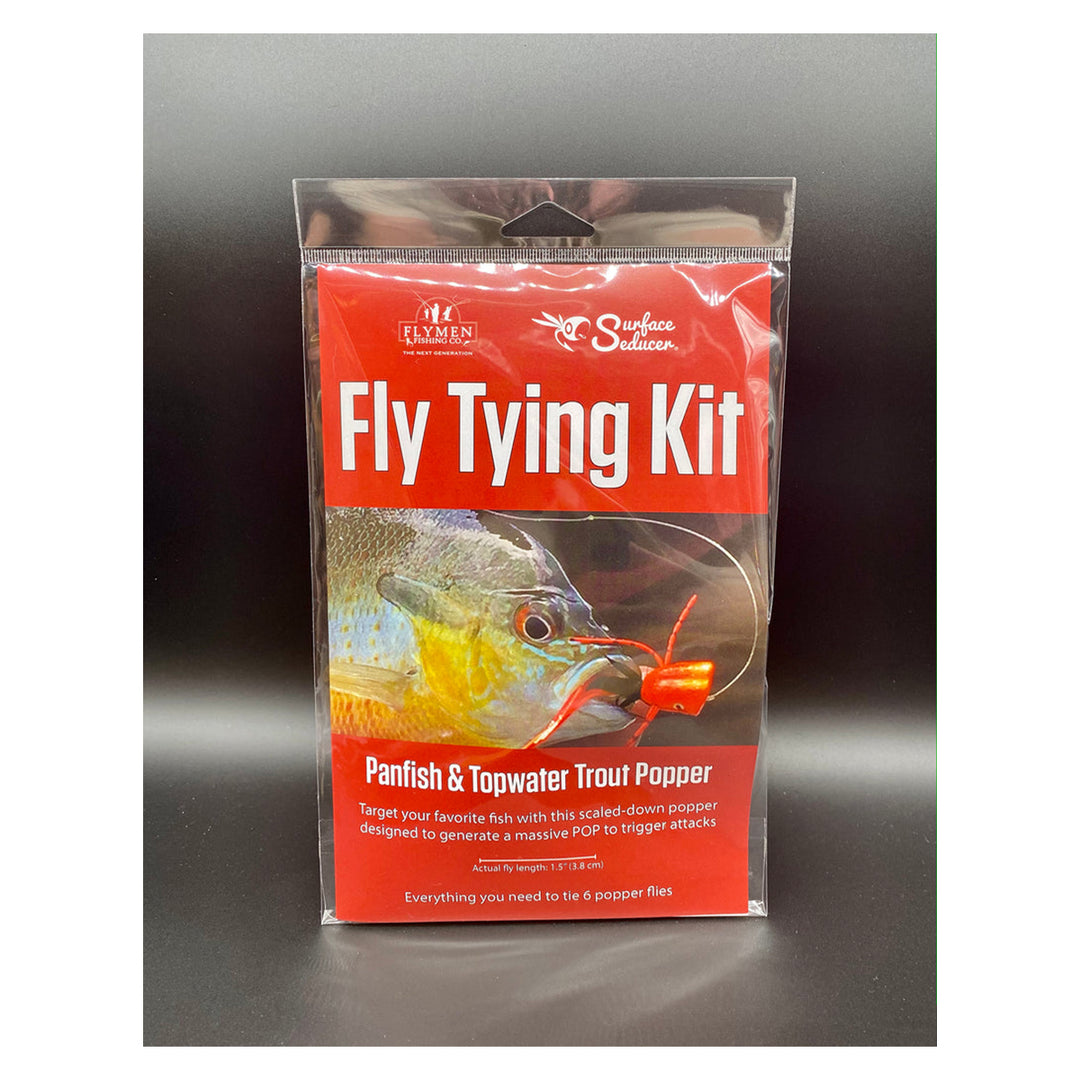 FlyMen Fly Tying Kit - Panfish & Topwater Trout Popper – Madison River  Fishing Company