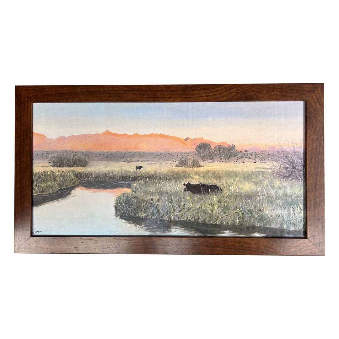 Jay Decker O'Dell Spring Creek Painting