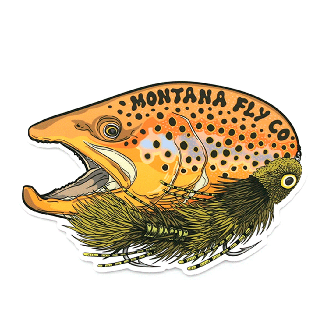MFC Signature Sticker - Brown and Dungeon (5in. X 3.5in.)
