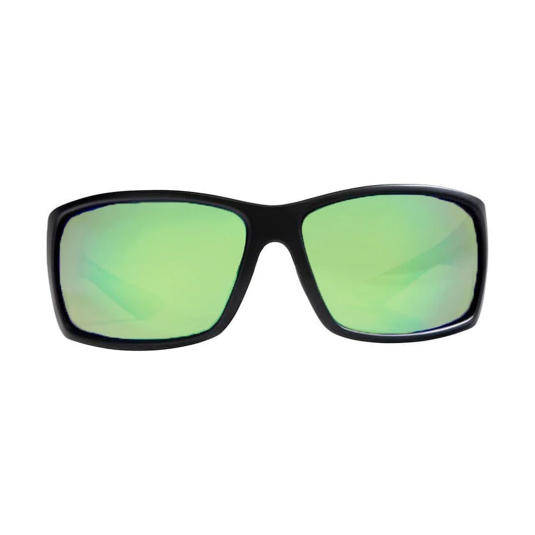 Rheos Sunglasses Eddies Gunmetal Frame Emerald Lenses