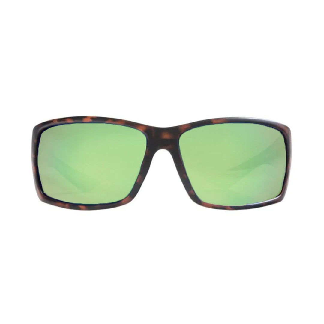 Rheos Sunglasses Eddies Tortoise Frame Emerald Lenses