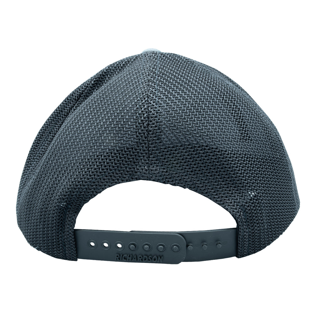 MRFC Badge Logo 112+ Charcoal/Black R-Flex Trucker